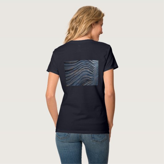 Womens V-Neck T-Shirt Tシャツ (裏面フル)