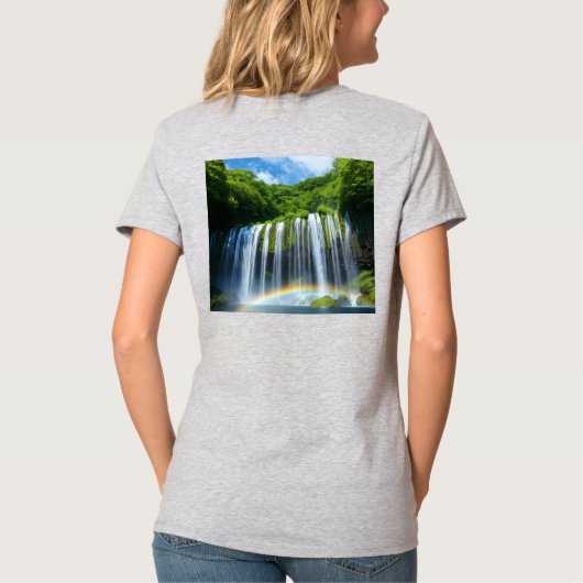 Womens V-Neck T-Shirt Tシャツ (裏面)