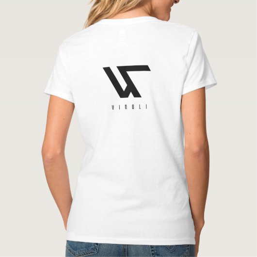 Women's V- neck T shirts Tシャツ (裏面)