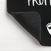 Womens Valentines Day Couples Pregnancy Announceme マウスパッド (コーナー)