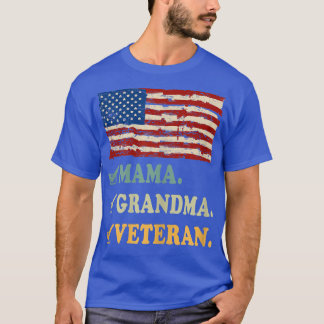 Womens Veterans Recognition Day Blessed Nana First Tシャツ