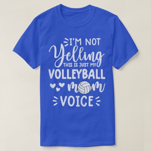 Womens volleyball mom tee  funny volleyball s for  tシャツ (デザイン正面)