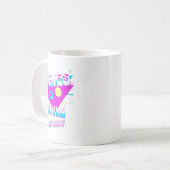 Womens Waves Of Style Reflect Retro Aesthetic Mood コーヒーマグカップ (正面左)