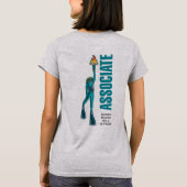Women's WDHOF®アソシエイトTシャツ – グレー Tシャツ (裏面)