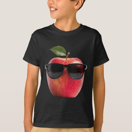 Womens Wearing Sungles Funny Fruit Costume Graphic Tシャツ (正面)