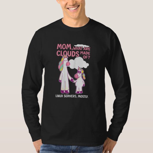 Womens What Are Clouds Made Of  Linux Cloud Comput Tシャツ (正面)