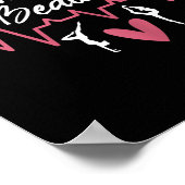 Womens When She Competes My Heart Skips Beats Prou ポスター (角)