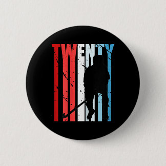 Womens Womens Field Hockey 48th Birthday Player Te 缶バッジ