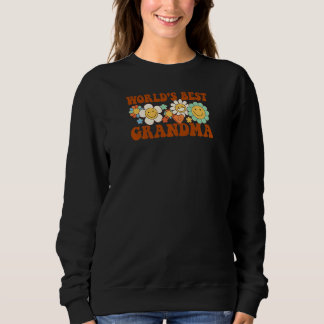 Womens world's best grandma grandmother Premium スウェットシャツ