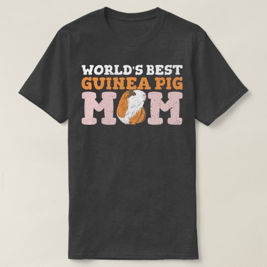Womens World's best guinea pig mom Quote for a Gui Tシャツ (デザイン正面)