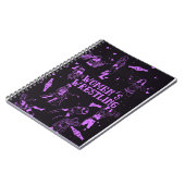 Women's Wrestling Fan Notebook Journal ノートブック (左側)