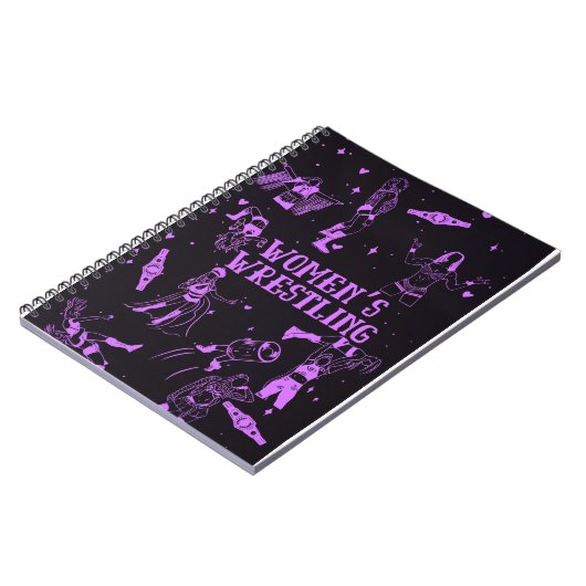Women's Wrestling Fan Notebook Journal ノートブック (左側)