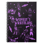 Women's Wrestling Fan Notebook Journal ノートブック (正面)