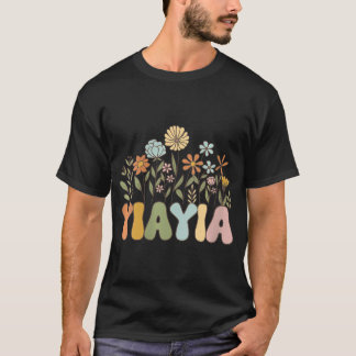 Womens Yiayia For Women Birthday Cute Yiayia Grand Tシャツ