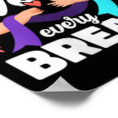 Womens You Are Worth Every Breath Depression Aware ポスター (角)