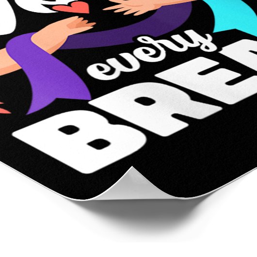 Womens You Are Worth Every Breath Depression Aware ポスター (角)