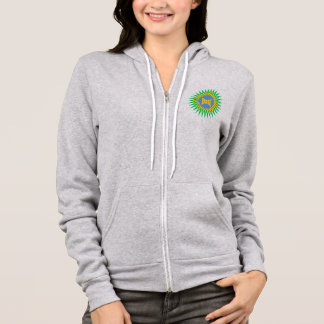 Women's Zip-Up Hoodie heather  SUN  BRASIL パーカ