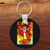 Womens Zozobra Fiestas De Sante Fe New Mexico Old  キーホルダー (正面)