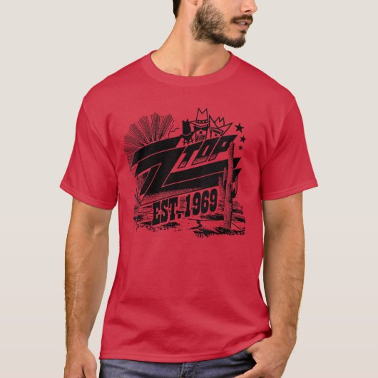 Womens ZZop Est 1969our VNeck friends Tシャツ (正面)