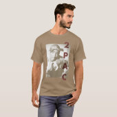 Womensupacune In VNeck funny funny Tシャツ (正面フル)