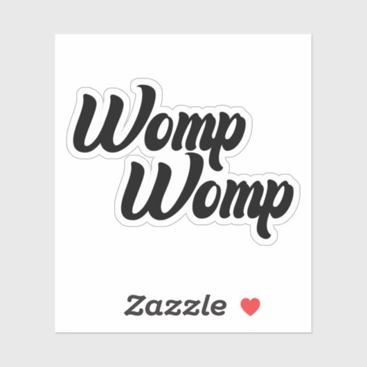 Womp Womp Vinylステッカー、ステッおもしろいカー シール (シート)
