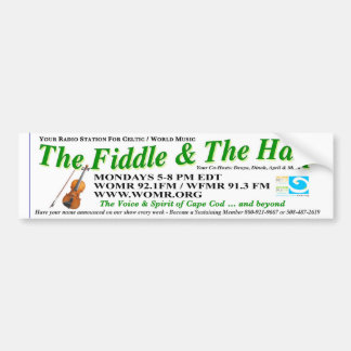 WOMRのケルト/ワールドラジオプログラム バンパーステッカー