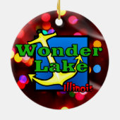 wonder湖は円のオーナメントをつけます セラミックオーナメント (裏面)