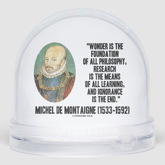 Wonder Is The Foundation Of Philosophy Montaigne (裏面)