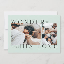 Wonder of His Love Christmas Card シーズンカード