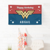 Wonder Woman Golden Logo | Happy Birthday 横断幕 (インサイチュ)