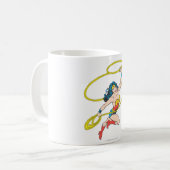 Wonder Woman Holds Lasso 3 コーヒーマグカップ (正面左)