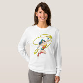 Wonder Woman Holds Lasso 3 Tシャツ (正面フル)