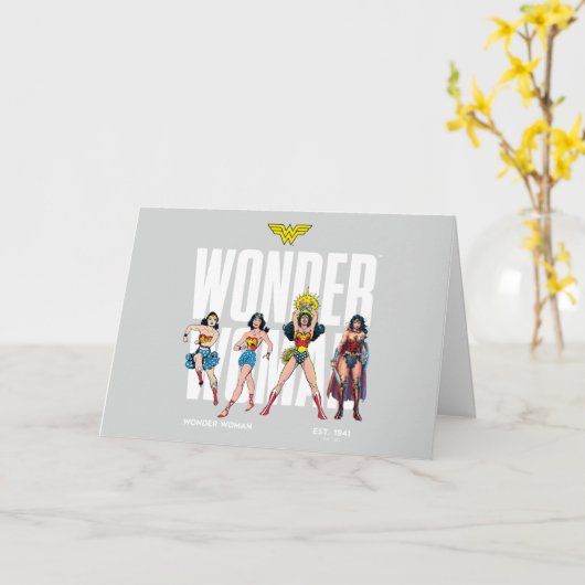 Wonder Woman Legends Forever Graphic カード (黄色い花)