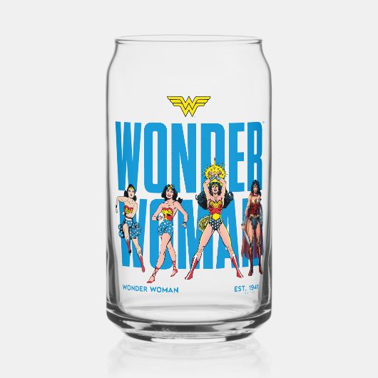 Wonder Woman Legends Forever Graphic ガラス缶 (正面)