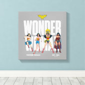 Wonder Woman Legends Forever Graphic キャンバスプリント (インサイチュ (ウッドフロア))