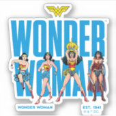 Wonder Woman Legends Forever Graphic シール (正面)