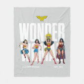 Wonder Woman Legends Forever Graphic フリースブランケット (正面)