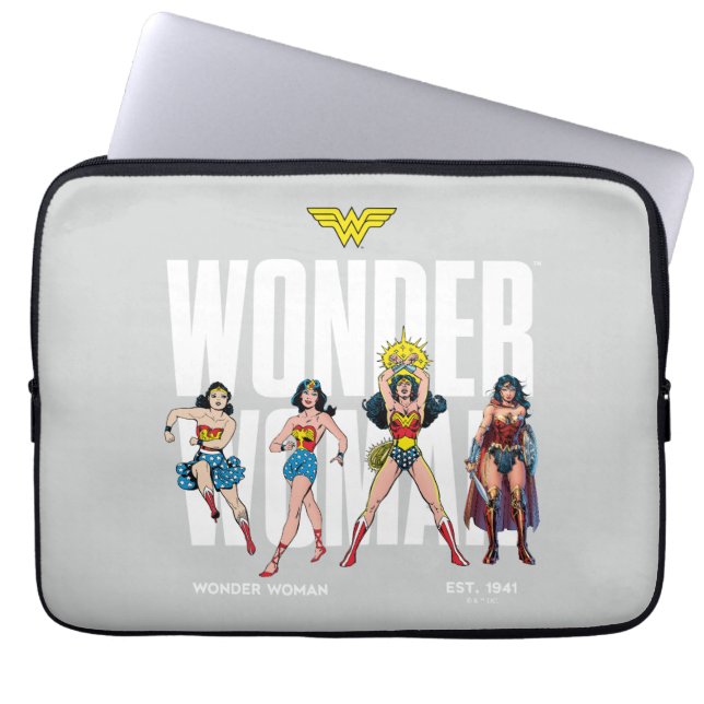 Wonder Woman Legends Forever Graphic ラップトップスリーブ (正面)