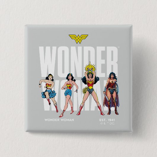 Wonder Woman Legends Forever Graphic 缶バッジ (正面)