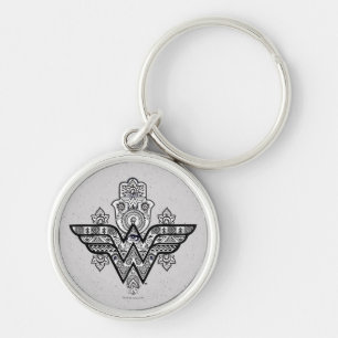 Wonder Woman Spiritual Paisley Hamsa Logo キーホルダー
