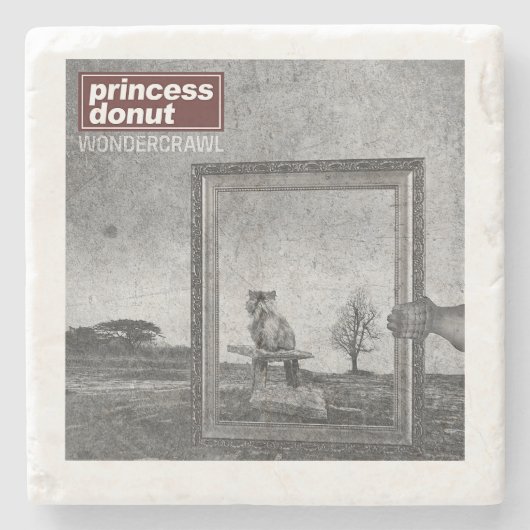 Wondercrawl by Princess Donut T-Shirt ストーンコースター (正面)