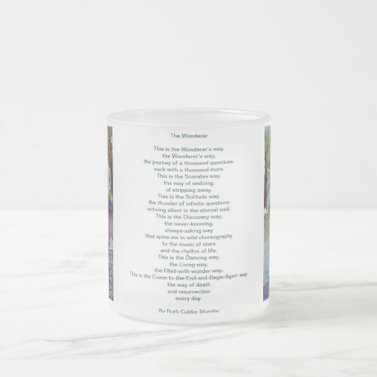 Wonderer -ルースカルダーマーフィー著-マグ フロストグラスマグカップ (中央)