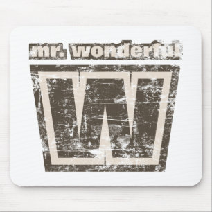 wonderfulヴィンテージの氏 マウスパッド