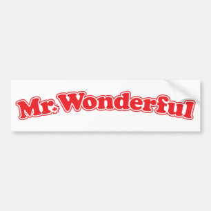 wonderful氏 バンパーステッカー