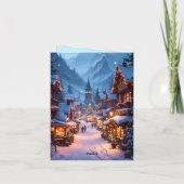 Wonderful Christmas market in a Mountain village シーズンカード (裏面)