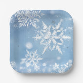 Wonderful Christmas Snow ペーパープレート (正面)