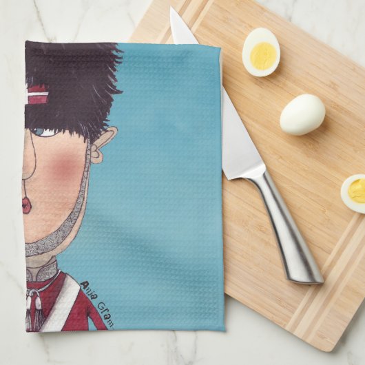 Wonderful Copenhagen キッチンタオル (四つ折り)