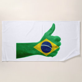 wonderful design for all brazilian people ビーチタオル