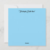 Wonderful Easter time with colorful eggs シーズンカード (裏面)