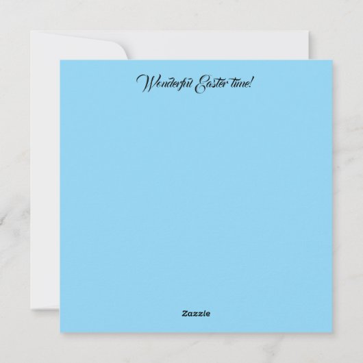 Wonderful Easter time with colorful eggs シーズンカード (裏面)